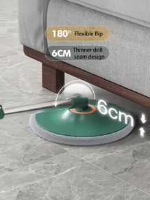 1套ABS解放雙手拖把,現代綠色拖把套裝