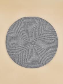 Boina mezcla de lana unicolor - Gris Claro - Ver 7