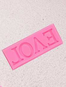 1入組愛心diy手工巧克力蛋糕裝飾矽膠模具 - 粉色 - 查看 3