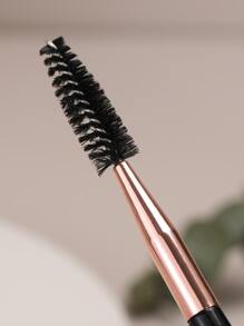 1pc Double-sided Eyebrow & Eyelash Brush - Rose Gold - View 5