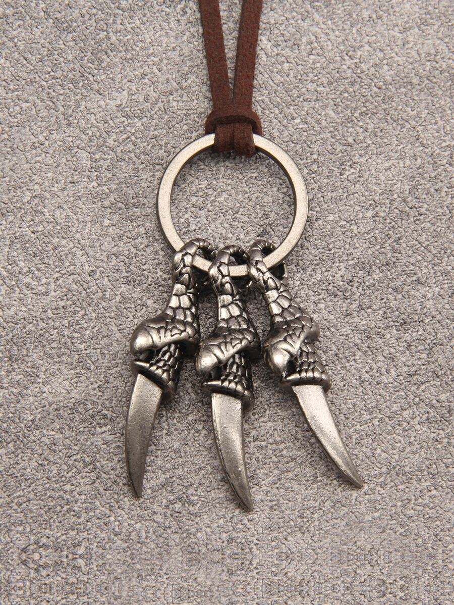 Vòng cổ nam móng vuốt - Màu Bạc Cổ - Xem 1