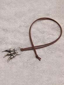 Vòng cổ nam móng vuốt - Màu Bạc Cổ - Xem 2