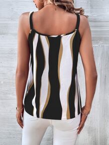 SHEIN LUNE Áo khoác và áo lót dành cho xe tăng nữ Khối Màu Giải trí - Nhiều màu - Xem 2