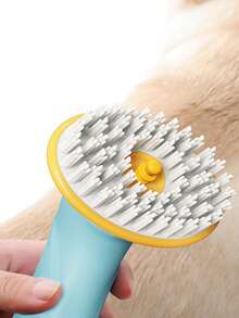1pc Pet Bath Massage Brush - Multicolor - View 7