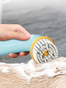1pc Pet Bath Massage Brush - Multicolor - View 8