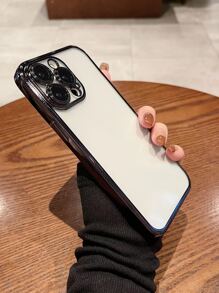 Electroplated Clear Phone Case Compatible With iPhone 15/15Pro/15Plus/15Promax
