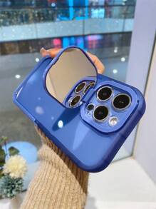 素色手機殼帶底座 - 藍色 - 查看 8