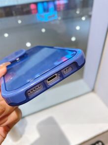 素色手機殼帶底座 - 藍色 - 查看 10