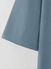 Manfinity Homme Men Plus Geo Print Drop Shoulder Tee & Shorts - Multicolor - View 4