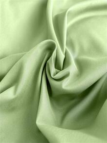Two Tone Duvet Cover Set Without Filler - Green - View 6