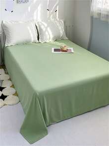 Two Tone Duvet Cover Set Without Filler - White - View 4