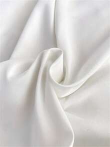 Two Tone Duvet Cover Set Without Filler - White - View 6