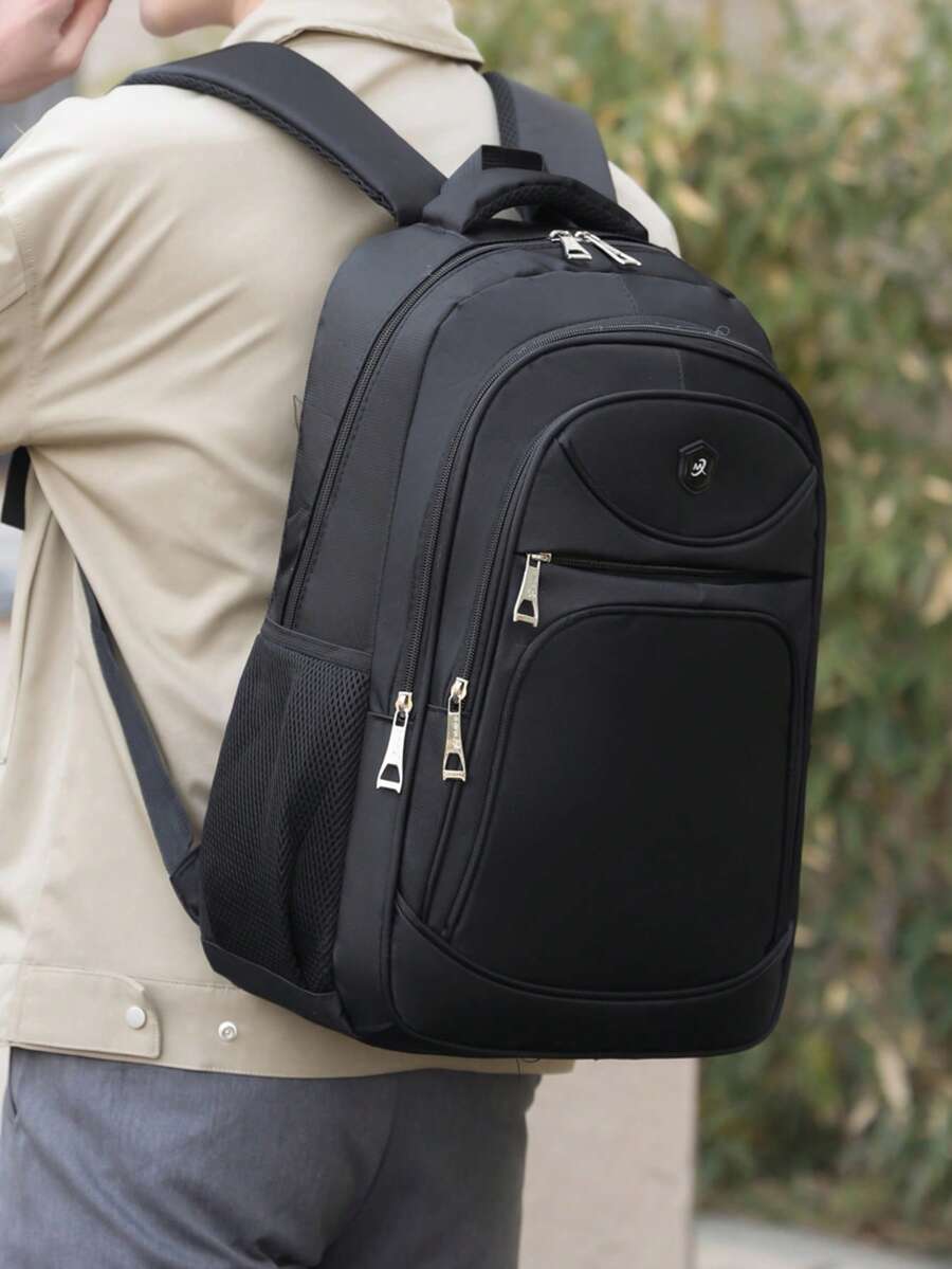 Minimalist Laptop Backpack Suitable For 15.6 Inches Laptop - Black - View 1