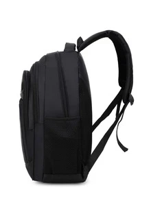 Minimalist Laptop Backpack Suitable For 15.6 Inches Laptop - Black - View 4