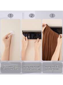 1pc Hair Extension Display Holder - Black - View 4