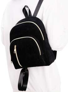 兒童經典背包燈芯絨