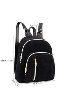 兒童經典背包燈芯絨