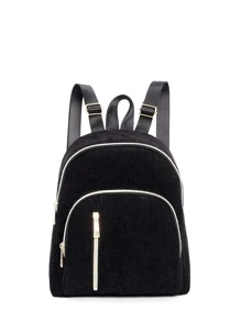 兒童經典背包燈芯絨