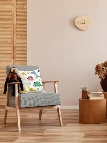 Cartoon Dinosaur Print Cushion Cover Without Filler - Multicolor - View 5