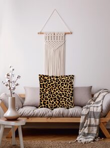 豹紋圖案靠墊套不附帶墊芯 - 彩色 - 查看 4