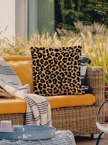 豹紋圖案靠墊套不附帶墊芯 - 彩色 - 查看 7
