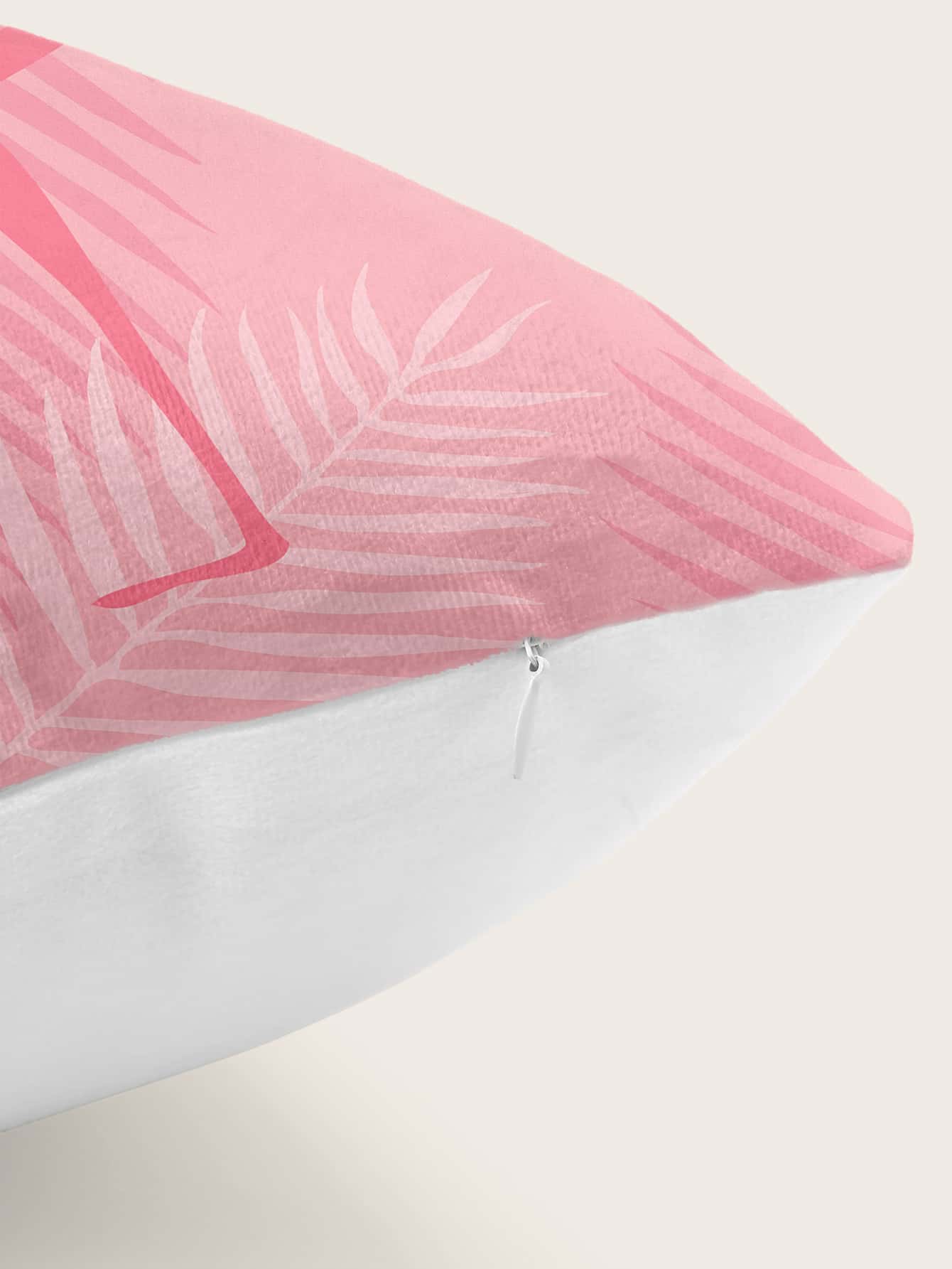 Flamingo Print Cushion Cover Without Filler, Pink Throw Pillow Cover, Pillow Insert Not Include, For Sofa, Living Room