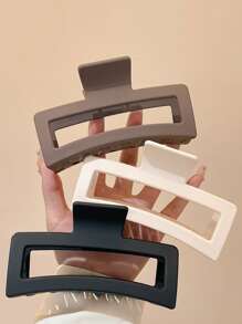 1/3 件可爱毛绒花朵发爪，优雅蓬松发爪，适合发型，适合秋冬季 - 彩色 - 查看 3