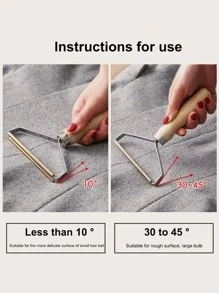 1入組便攜可重複使用寵物脫毛刷