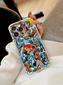 Ốp điện thoại chống rơi họa tiết cá - Nhiều màu - Xem 2