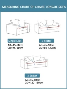 1 Gói Nhiều Màu Sắc Họa Tiết Lá Chống Trơn Trượt Ghế Sofa Mà Không Làm Đầy Mềm Mại Hiện Đại Co Giãn Ghế Sofa Cho Phòng Khách - Nhiều màu - Xem 4