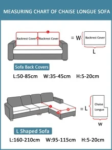 1 Gói Nhiều Màu Sắc Họa Tiết Lá Chống Trơn Trượt Ghế Sofa Mà Không Làm Đầy Mềm Mại Hiện Đại Co Giãn Ghế Sofa Cho Phòng Khách - Nhiều màu - Xem 5