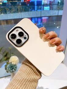 1 pieza Carcasa de teléfono líquida 3 en 1 - Blanco - Ver 4