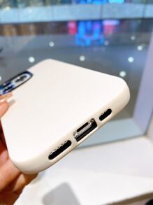 1 pieza Carcasa de teléfono líquida 3 en 1 - Blanco - Ver 5