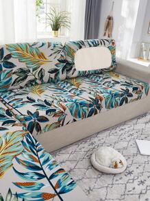 1 Gói Nhiều Màu Sắc Họa Tiết Lá Chống Trơn Trượt Ghế Sofa Mà Không Làm Đầy Mềm Mại Hiện Đại Co Giãn Ghế Sofa Cho Phòng Khách - Nhiều màu - Xem 7