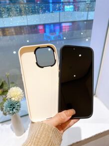 1 pieza Carcasa de teléfono líquida 3 en 1 - Blanco - Ver 9