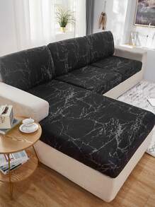 1入組套大理石花紋防滑沙發套無填充物現代柔軟彈力沙發套適用於客廳 - 彩色 - 查看 3