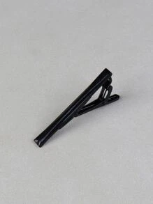 1pc Fashionable Minimalist Tie Clip For Men For Daily Decoration - Black - View 2