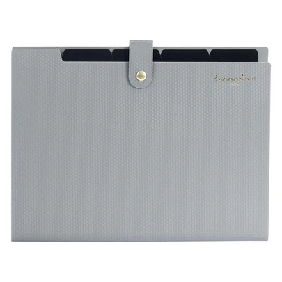 1 件字母图形随机扩展文件夹，简单多层折叠文件夹，适用于办公室、学校返校、学校用品