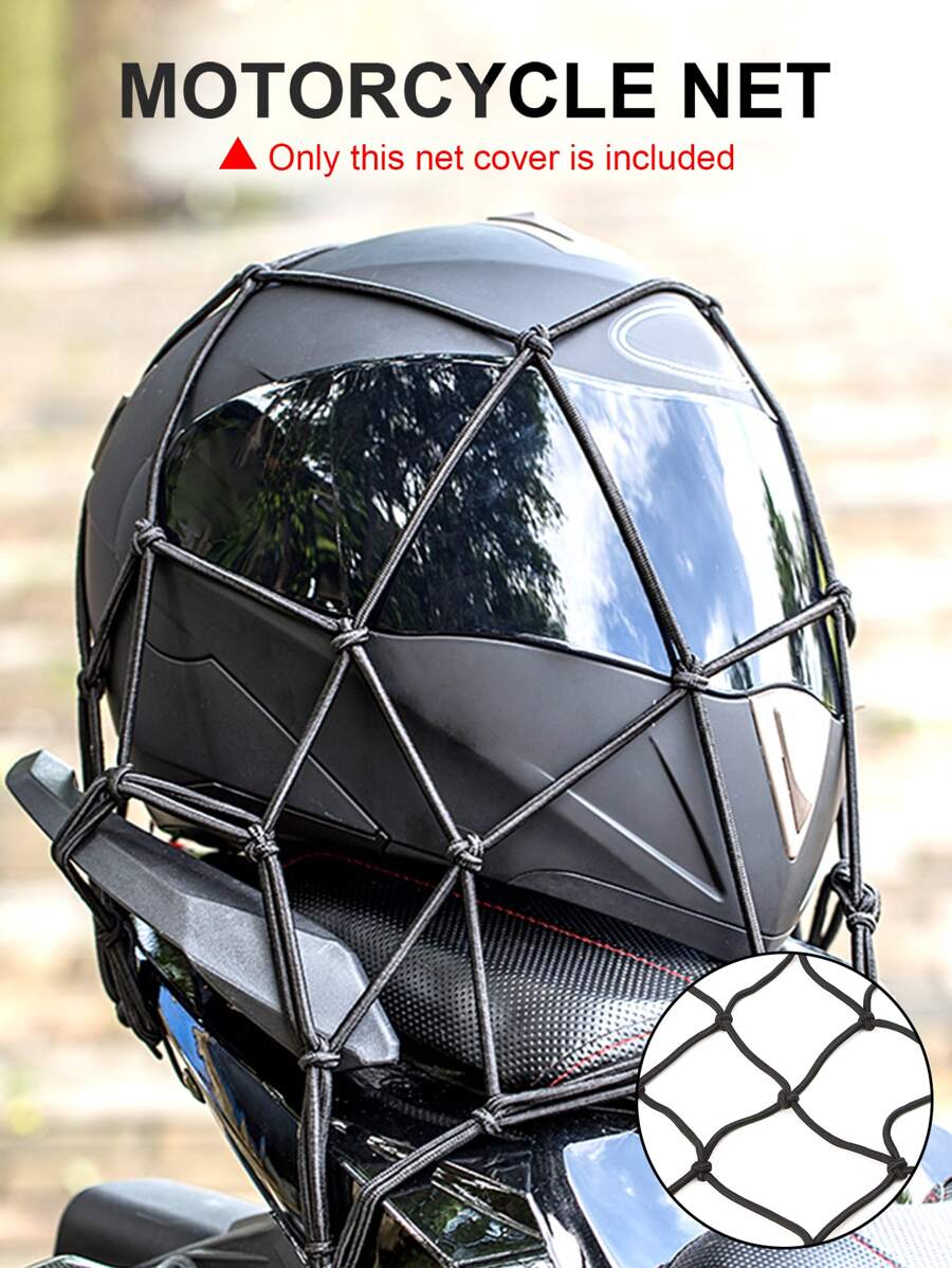 Lưới bảo hiểm xe máy 1 cái - màu đen - Xem 1