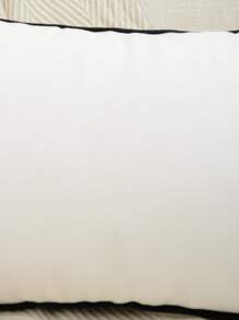 Plain Lumbar Pillow Cover Without Filler, Simple Throw Pillow Cover, Pillow Insert Not Include, For Sofa, Living Room