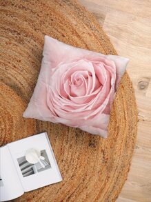 In Hoa Hồng Đệm Mà Không Làm Đầy, Lãng Mạn Ném Gối Mà Không Cần Gối Chèn, Cho Ghế Sofa, Phòng Khách - Hồng - Xem 6