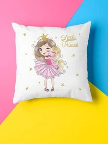 卡通圖案靠墊套不附帶墊芯 - 白色 - 查看 7