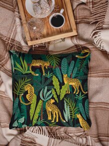 Leopard Print Cushion Cover Without Filler, Modern Throw Pillow Case, For Sofa, Living Room - Multicolor - View 7