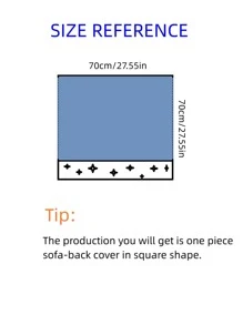 1入組羽絨花邊裝飾絎縫沙發扶手 - 灰色 - 查看 2