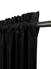 Solid Color Single Panel Blackout Curtain