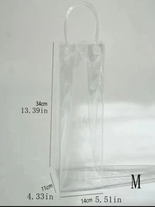 1 Pieza Bolsa Transparente De Plástico Para Flores - transparente - Ver 2