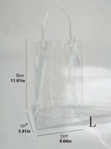 1 Pieza Bolsa Transparente De Plástico Para Flores - transparente - Ver 3
