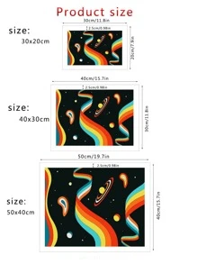 星球印花DIY鑽石畫不附框架 - 彩色 - 查看 6