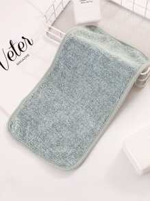 1入組素色面巾 - 霧霾藍 - 查看 1