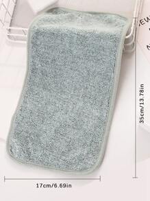 1入組素色面巾 - 霧霾藍 - 查看 2